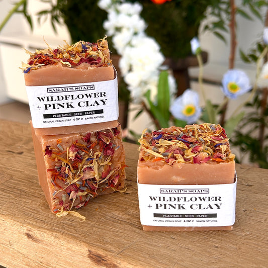 WILDFLOWER + PINK CLAY bar soap