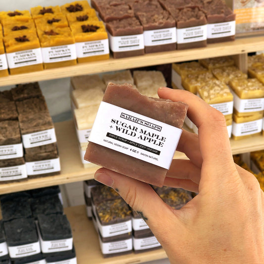 SUGAR MAPLE + WILD APPLE bar soap