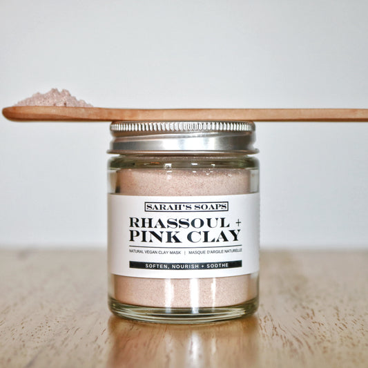 RHASSOUL + PINK CLAY mask