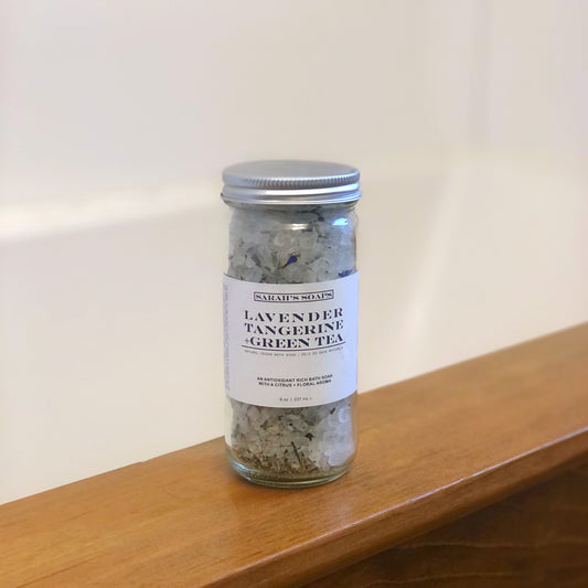 LAVENDER TANGERINE + GREEN TEA bath soak